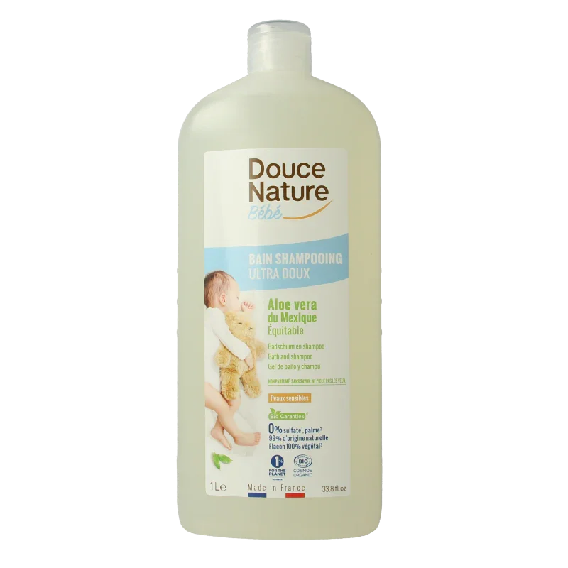 Douce Nature Baby badschuim & shampoo bio 1 Liter