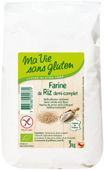 Ma Vie Sans Rijstmeel halfvolkoren glutenvrij bio 3 Kilogram