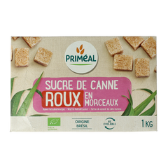 Primeal Bruine rietsuiker klontjes bio 1 Kilogram