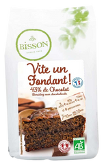 Bisson Bakmix voor chocoladecake bio 300 Gram