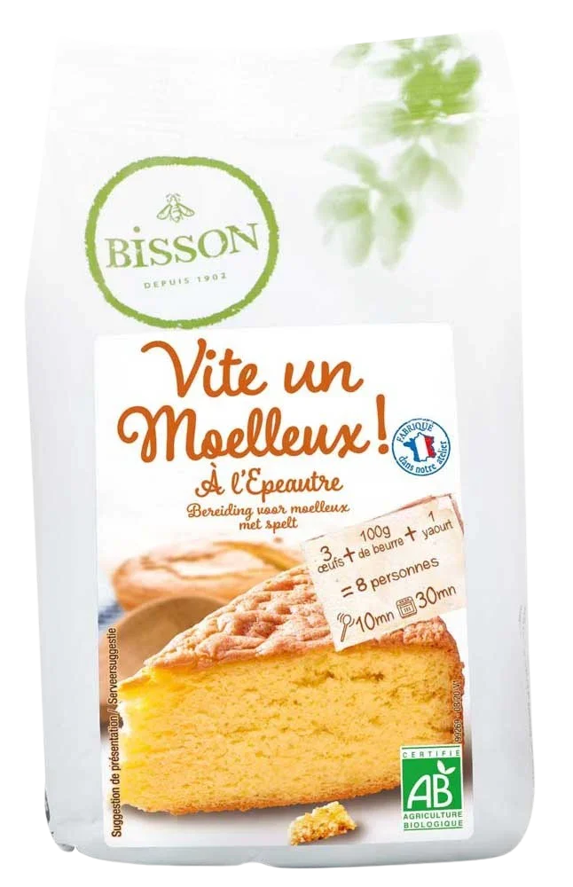 Bisson Bakmix voor speltcake bio 300 Gram