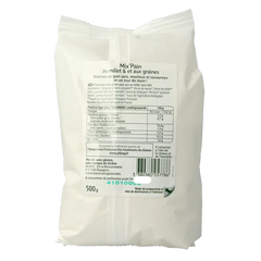 Ma Vie Sans Broodmeel met gierst en zaden glutenvrij bio 500 Gram