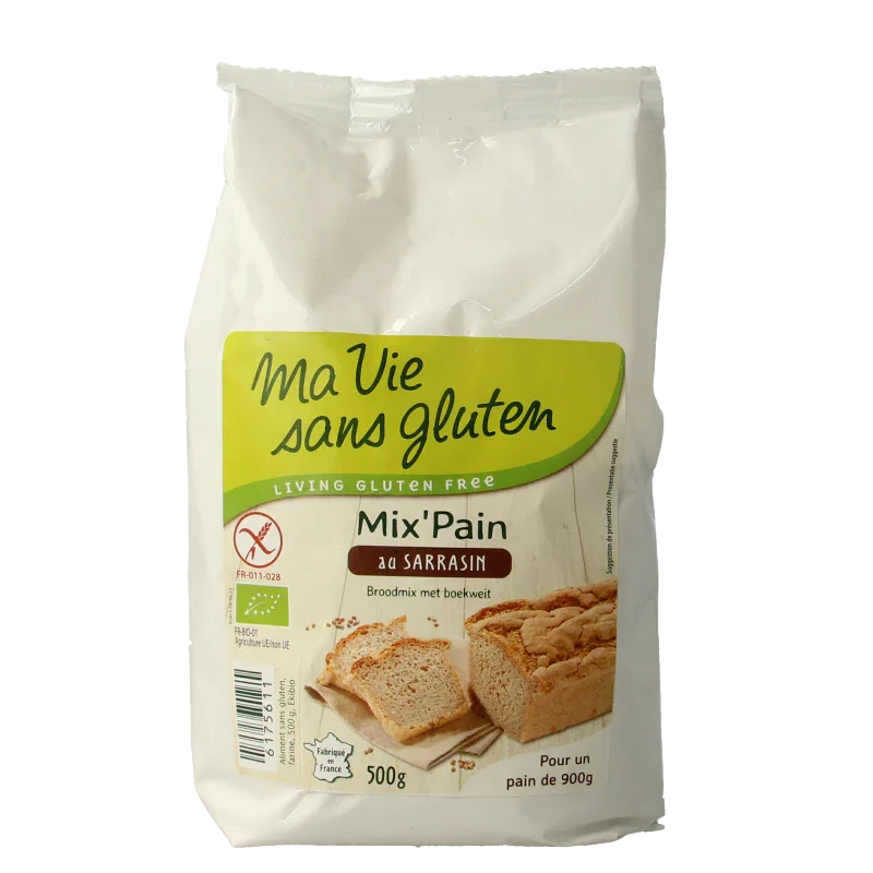 Ma Vie Sans Broodmeel met boekweit glutenvrij bio 500 Gram