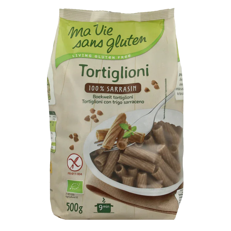 Ma Vie Sans Tortiglioni pasta van boekweit glutenvrij bio 500 Gram