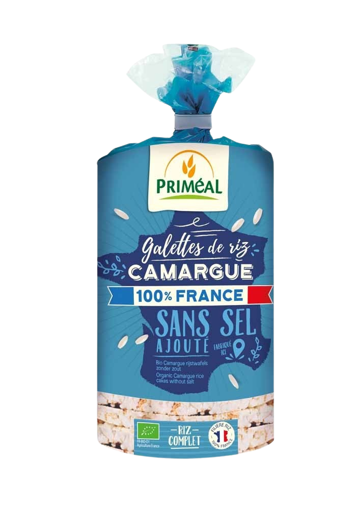 Primeal Rice cakes camargue zonder zout bio 130 Gram