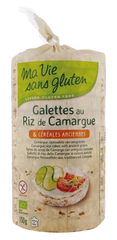 Ma Vie Sans Camargue rijstwafels van oergranen glutenvrij bio 130 Gram