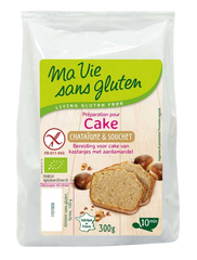 Ma Vie Sans Amandel kastanje cakemix glutenvrij bio 300.00 Gram