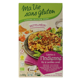 Ma Vie Sans Indiase rijstburgers 2 x 100g vegan glutenvrij bio 2.00 Stuks