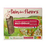 Pain Des Fleurs Krokante crackers meergranen glutenvrij bio 150 Gram