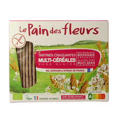 Pain Des Fleurs Meergranen crackers bio 150 Gram