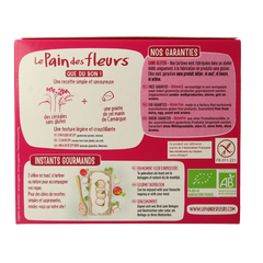 Pain Des Fleurs Krokante crackers meergranen glutenvrij bio 150 Gram