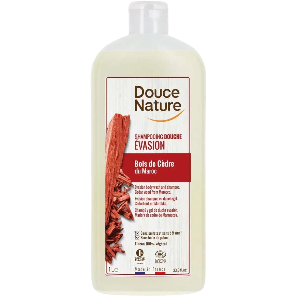 Douce Nature Douchegel & shampoo evasion met cederhout bio 1 Liter