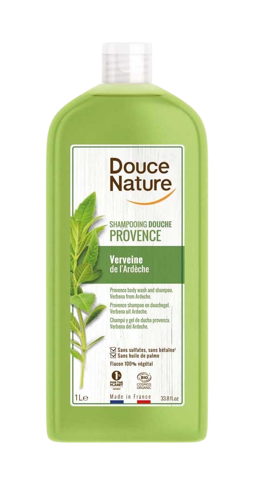 Douce Nature Douchegel & shampoo provence verbena Ardeche bio 1.00 Liter