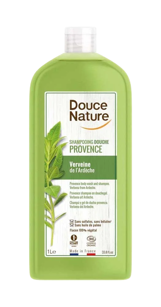 Douce Nature Douchegel & shampoo provence verbena Ardeche bio 1 Liter