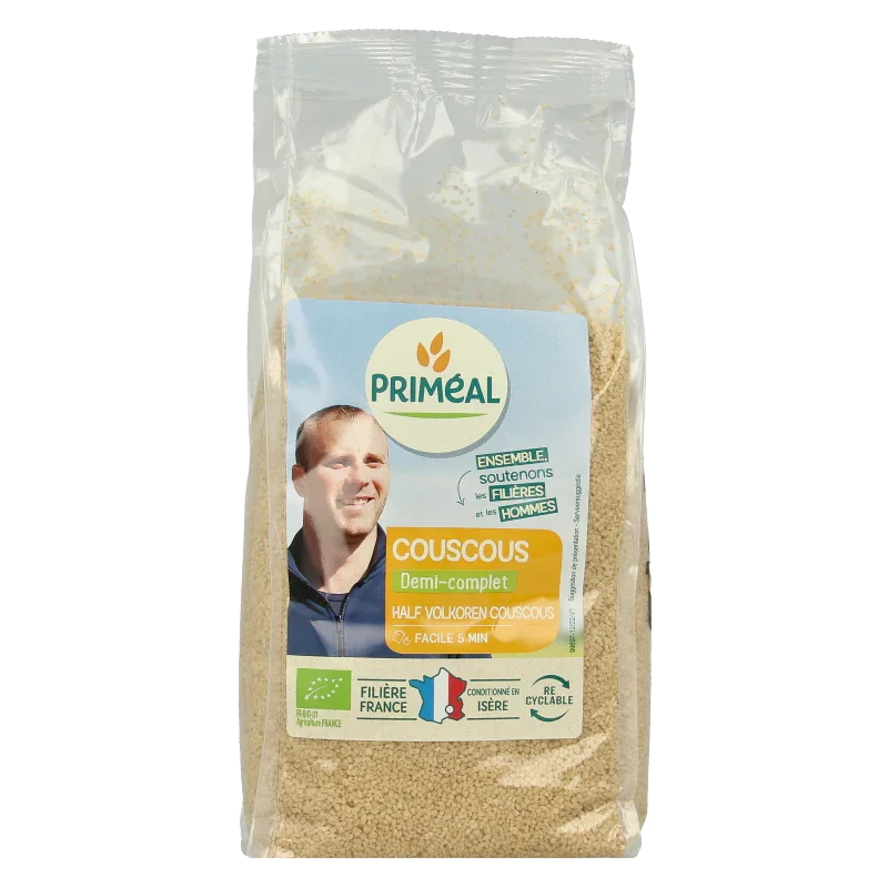 Primeal Couscous halfvolkoren bio 500 Gram