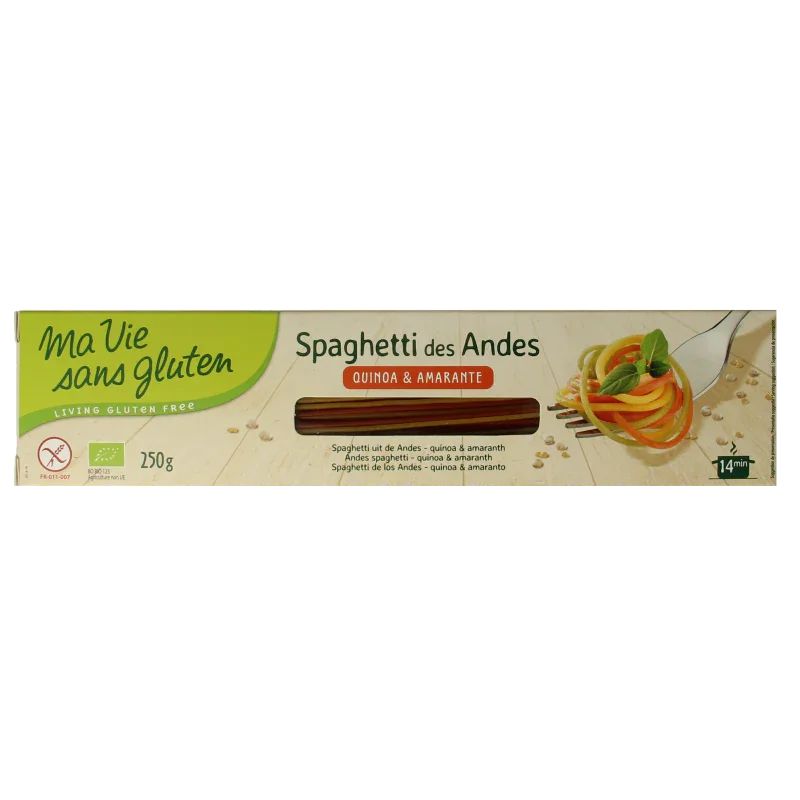 Ma Vie Sans Tricolor spaghetti glutenvrij bio 250.00 Gram