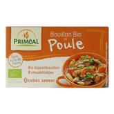 Primeal Kippenbouillon blokjes 10 gram bio 8 Stuks