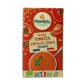 Primeal Veloute gebonden soep tomaat linzen bio 1.00 Liter
