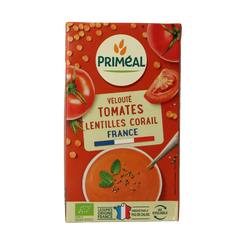 Primeal Veloute gebonden soep tomaat linzen bio 1 Liter