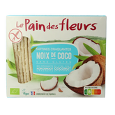 Pain Des Fleurs Krokante crackers kokos glutenvrij bio 150 Gram