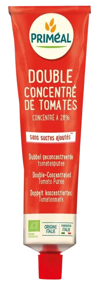 Primeal Tomatenpuree dubbel geconcentreerd bio 200.00 Gram