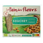 Pain Des Fleurs Krokante crackers aardamandel glutenvrij bio 150.00 Gram