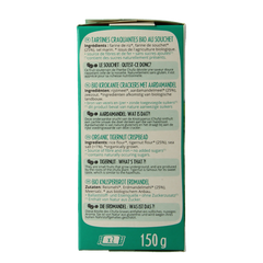Pain Des Fleurs Krokante crackers aardamandel glutenvrij bio 150.00 Gram