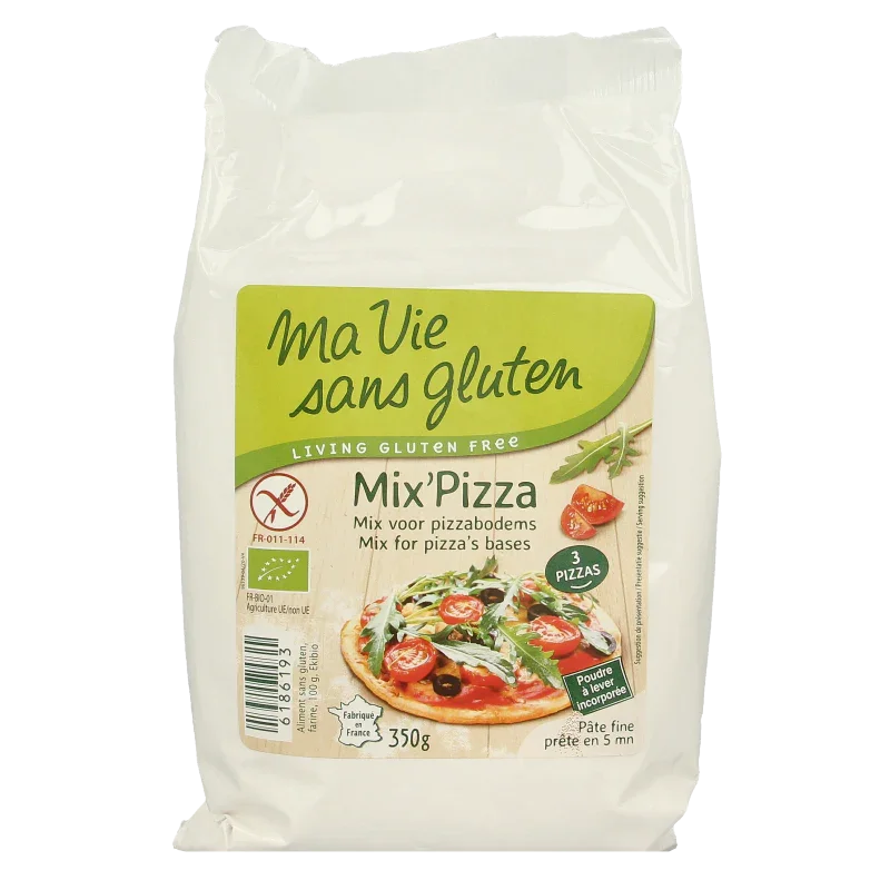 Ma Vie Sans Mix voor pizzabodems glutenvrij bio 350 Gram