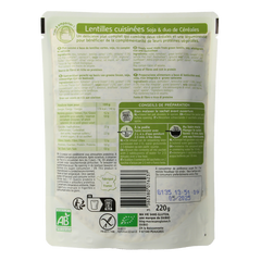 Ma Vie Sans Gekookte linzen soja & granenduo glutenvrij bio 220 Gram