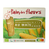 Pain Des Fleurs Krokante crackers mais glutenvrij bio 150 Gram