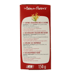 Pain Des Fleurs Haver crackers bio 150 Gram