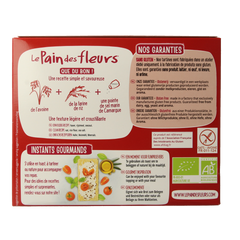 Pain Des Fleurs Krokante crackers haver glutenvrij bio 150.00 Gram