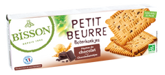 Bisson Biscuitjes met stukjes chocola petit beurre bio 150.00 Gram