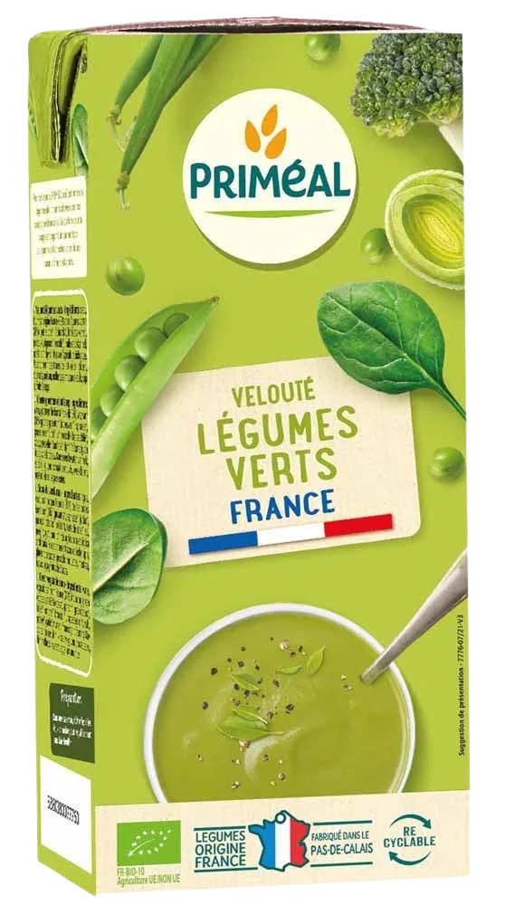 Primeal Veloute gebonden soep groene groenten bio 330.00 Milliliter