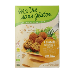 Ma Vie Sans Falafel met groente & curry glutenvrij bio 150.00 Gram