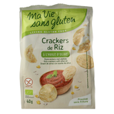 Ma Vie Sans Rijstcrackers met olijfolie glutenvrij bio 40 Gram