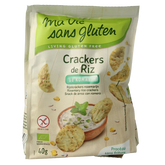 Ma Vie Sans Rijstcrackers rozemarijn glutenvrij bio 40 Gram