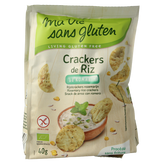 Ma Vie Sans Rijstcrackers rozemarijn glutenvrij bio 40 Gram