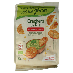 Ma Vie Sans Rijstcrackers sweet chili glutenvrij bio 40.00 Gram