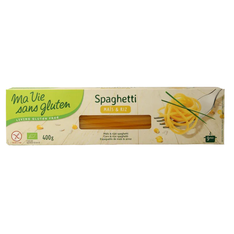 Ma Vie Sans Spaghetti van mais & rijst glutenvrij bio 400.00 Gram