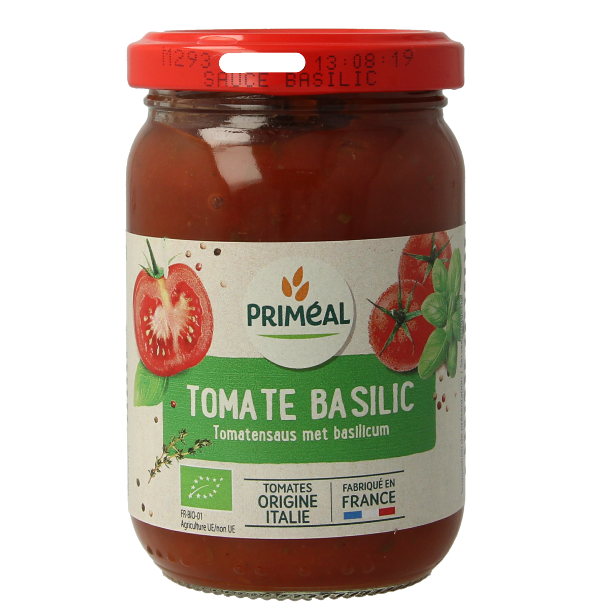 Primeal Pastasaus tomaten basilicum bio 200.00 Gram