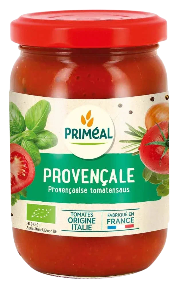 Primeal Tomatensaus Provencaalse stijl bio 200 Gram