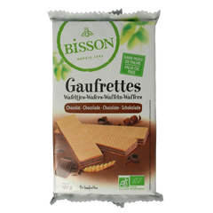 Bisson Chocolade wafels gaufrettes bio 190 Gram