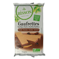 Bisson Chocolade wafels gaufrettes bio 190.00 Gram