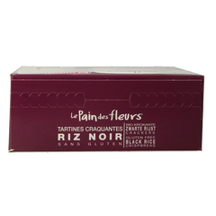 Pain Des Fleurs Zwarte rijst crackers bio 150 Gram