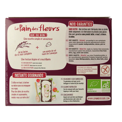 Pain Des Fleurs Zwarte rijst crackers bio 150 Gram