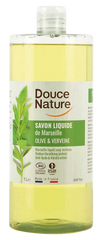 Douce Nature Zeep Marseille vloeibaar ijzerkruid/verbena bio 1.00 Liter