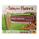 Pain Des Fleurs Krokante crackers kikkererwten glutenvrij bio 150 Gram