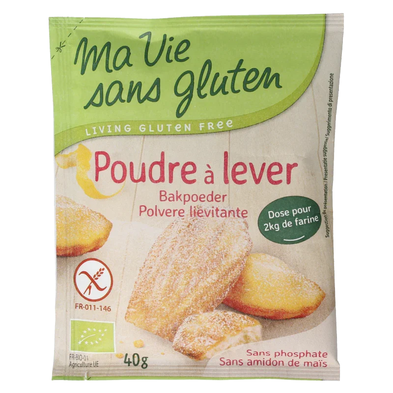 Ma Vie Sans Bakpoeder glutenvrij bio 40 Gram