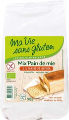 Ma Vie Sans Wit broodmix met quinomeel bio glutenvrij 500 Gram